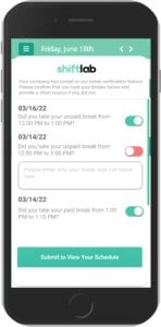 Retail Scheduling App