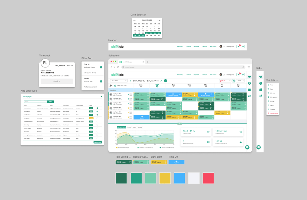 design library preview - webpage