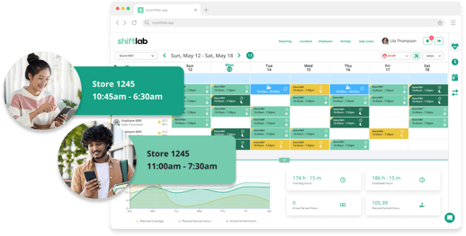 Shiftlab Time Clock App: Smart Time Clock for Retail Employees